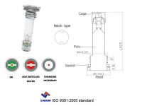 battery charge indicator for car battery with 2 balls D101