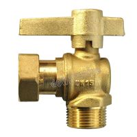 Female Brass Straight Type Water Meter Valve