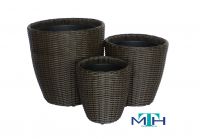 Wicker plant pot / Rattan plant pot