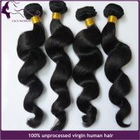 Faceworld hair wholesale loose wave human hair weft