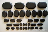 Natural Basalt Hot Massage Stone Black Set