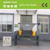 Double shaft plastic shredder/shredding machine 