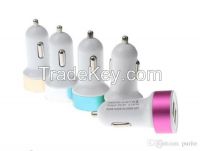 Dual Port Uab Car Charger For Mobile Phone And Iphone