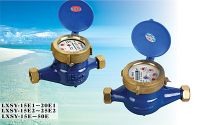 Rotary vane wheel liquid sealed water meter