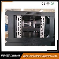 19'' standard top selling glass door  wall mount server rack 