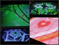 LED light weight display screen carpet brick dance floor lighting 