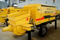 50 cubic electric type Trailer Mounted Concrete Pump for sale from factory