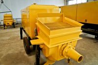 80 cubic S valve electric type Trailer Mounted Concrete Pump for sale from factory