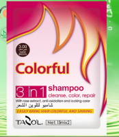 15ml*2 Sachet House Use Dark Brown Colorful Shampoo