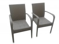 Outdoor Garden Furniture Stackable Dining Rattan Chair (K12)