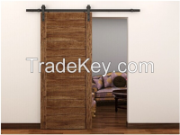 New Modern Interior Solid Wood Sliding Barn Door Hardware