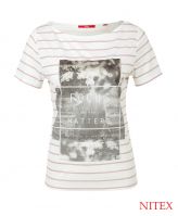 WOMEN U NECK SHORT-SLEEVE AOP T-SHIRT