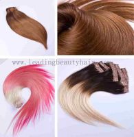 Remy clip in hair extensions