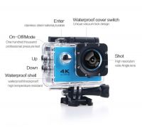   Sports Action Camera 4K 30fps WiFi Ultra HD 1080P 16MP Dual Screen Go Waterproof 40M pro Video Car Helmet Camcorder