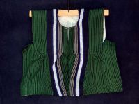 Boy's Batakari / Fugu - Green Pinstripes