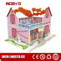 3D DIY Dollhouse craft kits for girl gift with handmade craft