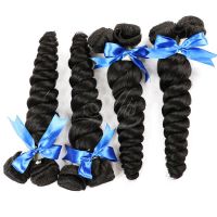 10A Brazilian Curly Hair Extensions 100% Brazilian Human Hair Natural Black 