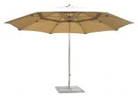 SLIDE UP ALUMINUM RIB AND POLE MARKET UMBRELLA PARASOL