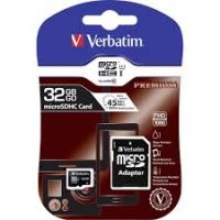 Verbatim SD Card 32 GB Class 10 + Adaptors