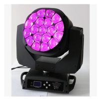 changeable emitting color 17 channel 19*15w big bee eye 4in1 rgbw moving head light 