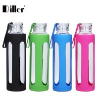 Wholesale hot selling promotional gift glass bottles water bottle