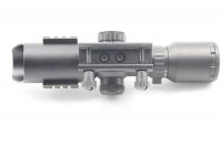 1.5-5x32E compact riflescope with tri-rail and 3 color illuminated reticle