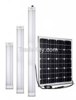 All in one solar tri-proof batten light