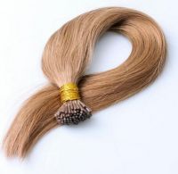 Unprocessed 7A Grade High quality virgin brazilian human double drawn nano u tip hair extensions