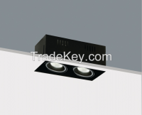 LED ceiling grille recessed light