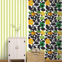 Marimekko III Mural Green Green 15420