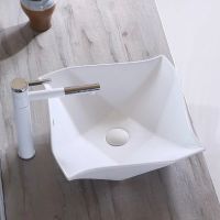 2018 Bathroom Latest Design Wash Hand Sink With White Color