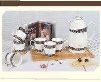 Creative European Style Home Decorative Bone China Water Pots Set