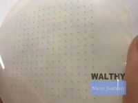 Microplates of all kinds of materials, via holes matrix in glass, quar