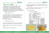 Egg yolk powder