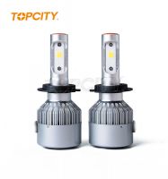 Topcity &Acirc;&reg; High quality auto led headlamp H4 60W car cob led headlight 