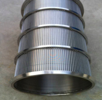 Wedge wire filter screen pipe