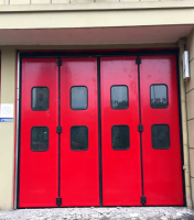 Industrial folding door