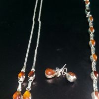 Larimar and Amber Jewelry