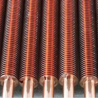 Industrial Copper Fin Tube Boiler Tube Extruded Finned Tubes