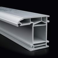 durable plastic extrusion vertical PVC window profiles