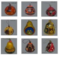 Christmas tree pendants handmade gourd