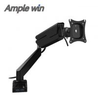 Adjustable tilt and swivel ergonomic height adjustable lcd monitor swi