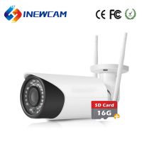 2.8-12mm Motorized Zoom Lens Outdoor 4MP Wireless CCTV Camera With Memory Card