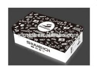 custom made high quality cardboard paper shoes box