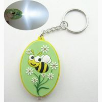 Key Chains Cartoon 3d Key Chains Customized Pvc Soft LED light Keychains Promotional Gifts