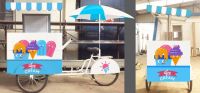 solar ice cream vending cart