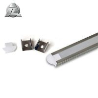 silver aluminum extrusion led profile with cover