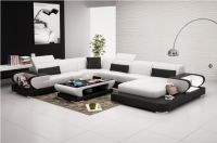 Living Room Furniture U Shape Leather Sofa