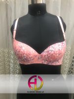 Pink Padded Bra Breathable Organic Cotton