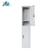 Modern new design 2 door steel employee metal wardrobe locker